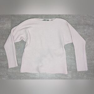 VINCE Woman's Size XS  Wool Cashmere Sweater Pink Long Sleeve Tie In Back